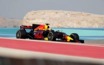 Formula One - F1 - Bahrain Grand Prix - Sakhir, Bahrain - 15/04/17 - Redbull Formula One driver Daniel Ricciardo of Australia drives during the third practice session. REUTERS/Hamad I Mohammed