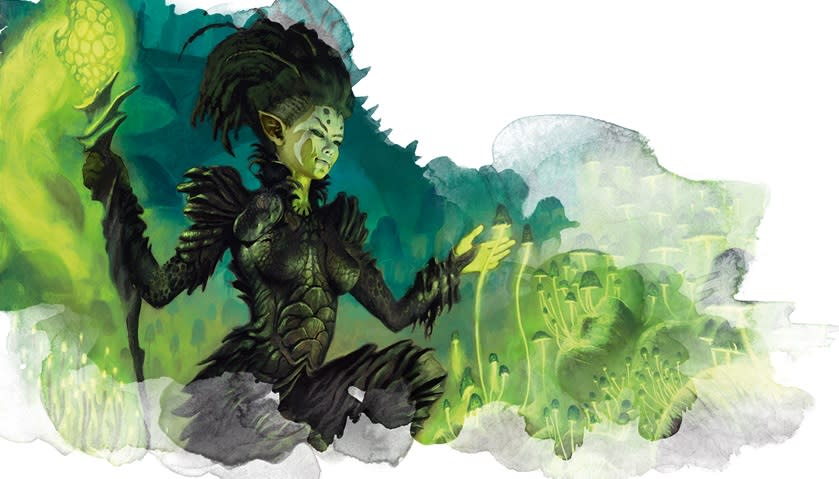 A Circle of Spores Druid