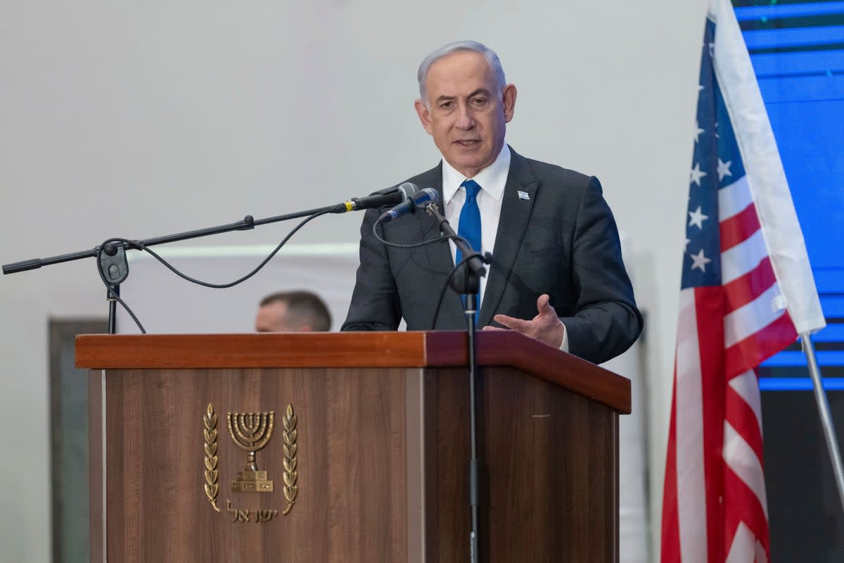 Benjamin Netanyahu aims to eliminate Hamas (AP)