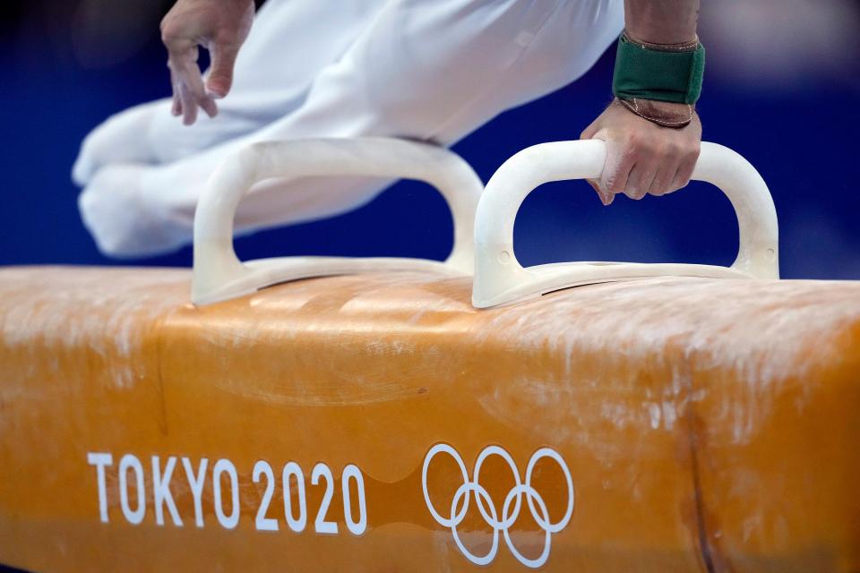 Tokyo Olympics Explainer Gymnastics History (Copyright 2021 The Associated Press. All rights reserved)