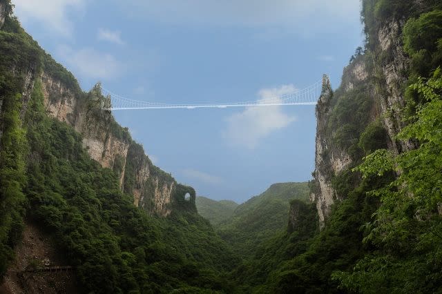 Zhangjiajie Grand Canyon Glass Bridge, China by Haim Dotan Ldt