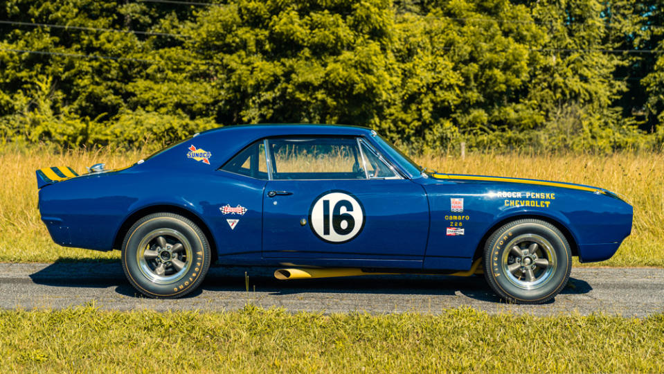 The 1967 Chevrolet Camaro Z/28 Trans Am being presented by Gooding & Company during Monterey Car Week in August. - Credit: Photo by Dynamic Photowerks LLC., courtesy of Gooding & Company.