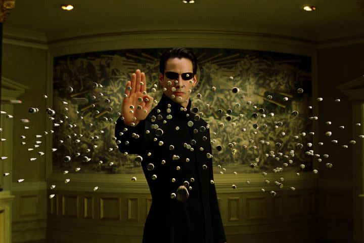 Reboot… The Matrix could be returning to screens – Credit: Warner Bros