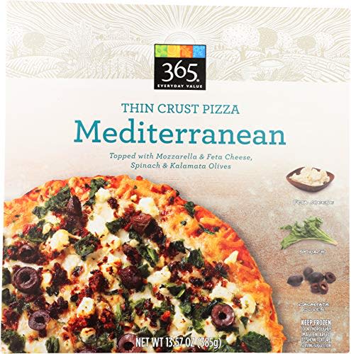 8) Mediterranean Thin Crust Pizza