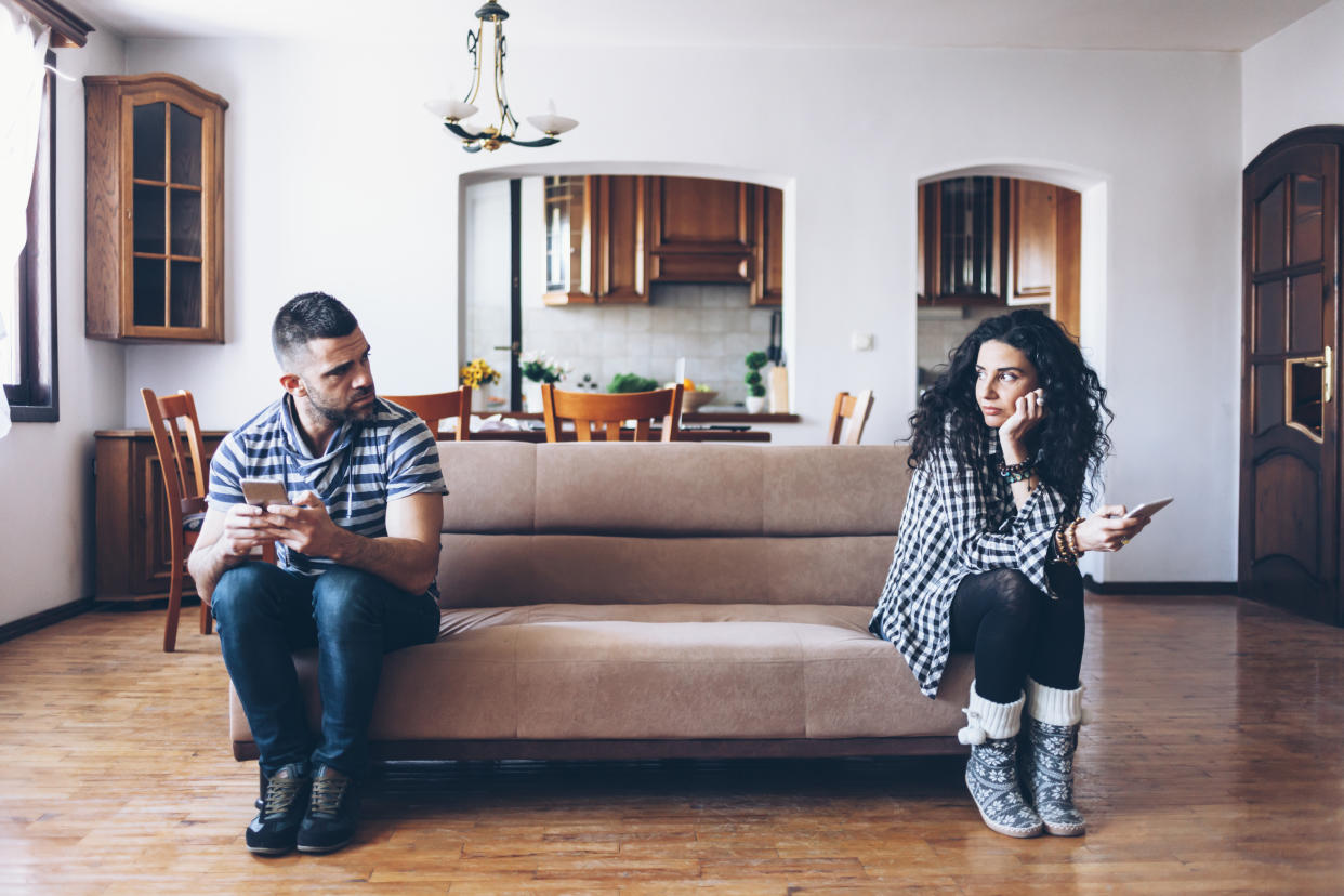 Couple in conflict