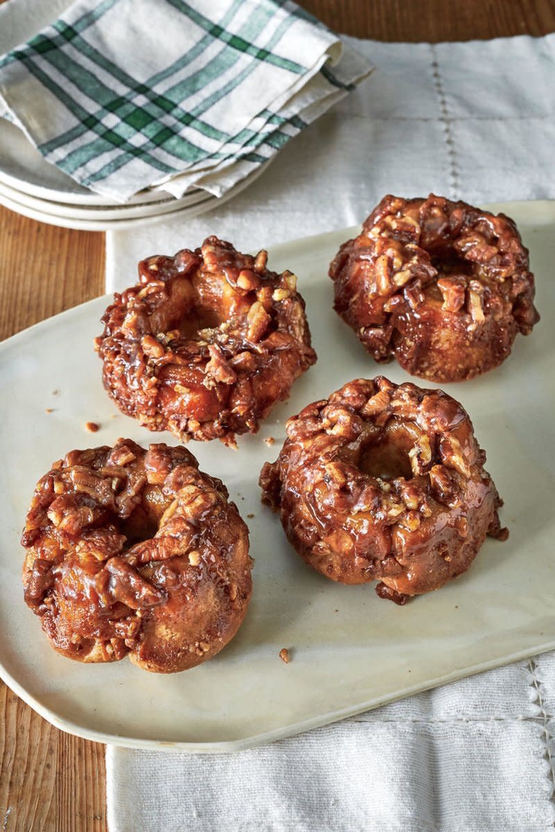 Mini Pecan Monkey Bread Loaves