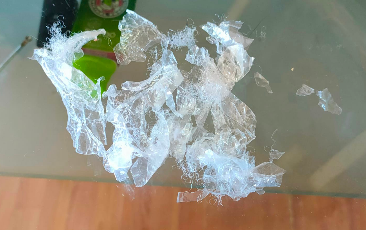 Plastic removed from Kmart pet toy