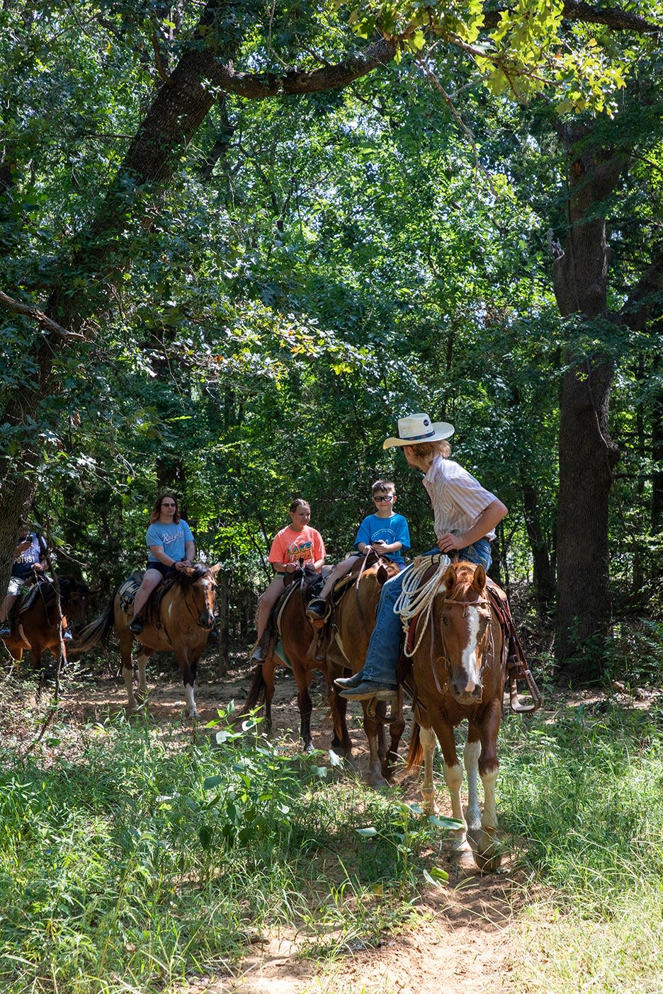 Lake Murray offers an equestrian trail.