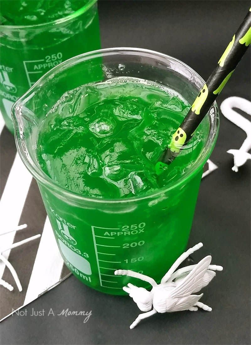 <p>Add some vodka to the jell-o to make it over-21 approved 😉</p><p>Get the recipe from <a href="https://revelandglitter.com/2015/10/its-halloweek-toxic-ooze-halloween-punch/#.V3vMyWQrJz8" rel="nofollow noopener" target="_blank" data-ylk="slk:Revel and Glitter;elm:context_link;itc:0;sec:content-canvas" class="link ">Revel and Glitter</a>.<br></p>