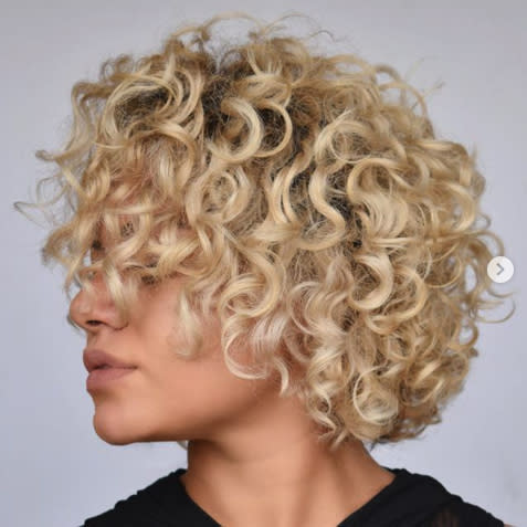 <p>This unique bob cut will flatter your face, add texture to your hair, and show off your jawline—all in one cute, summer-friendly cut. </p>