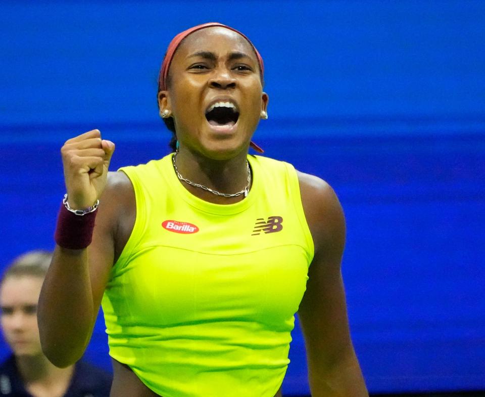 Coco Gauff defeated Elise Mertens to set up a must-see match with Caroline Wozniacki.
