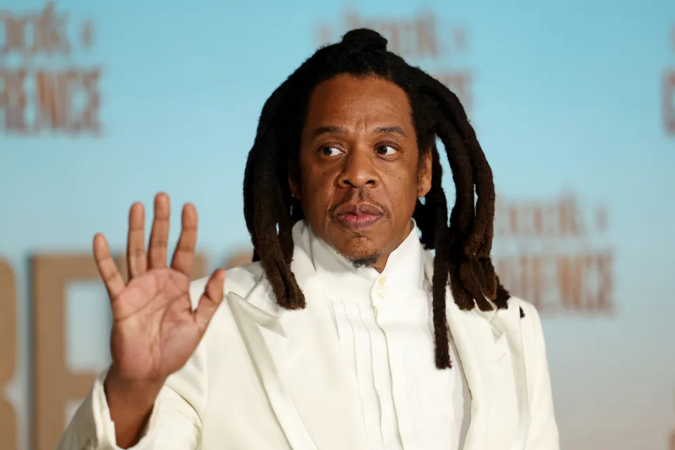 Jay-Z attends the Los Angeles Premiere of Sony Pictures’ “The Book Of Clarence” at Academy Museum of Motion Pictures on January 05, 2024 in Los Angeles, California.