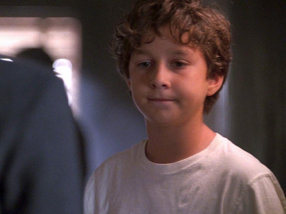 Shia LaBeouf as a child on a 1999 episode of "The X-Files."