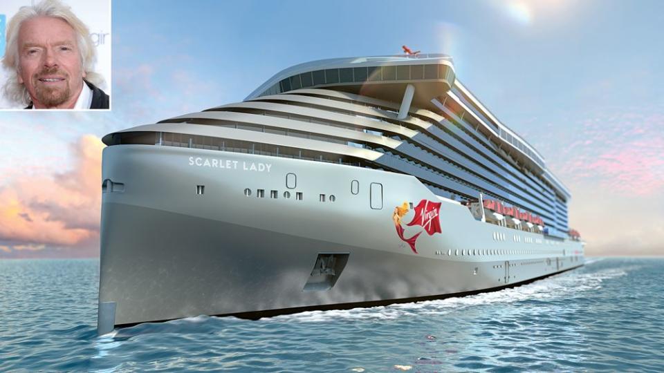 Virgin Voyages. Inset: Karwai Tang/WireImage