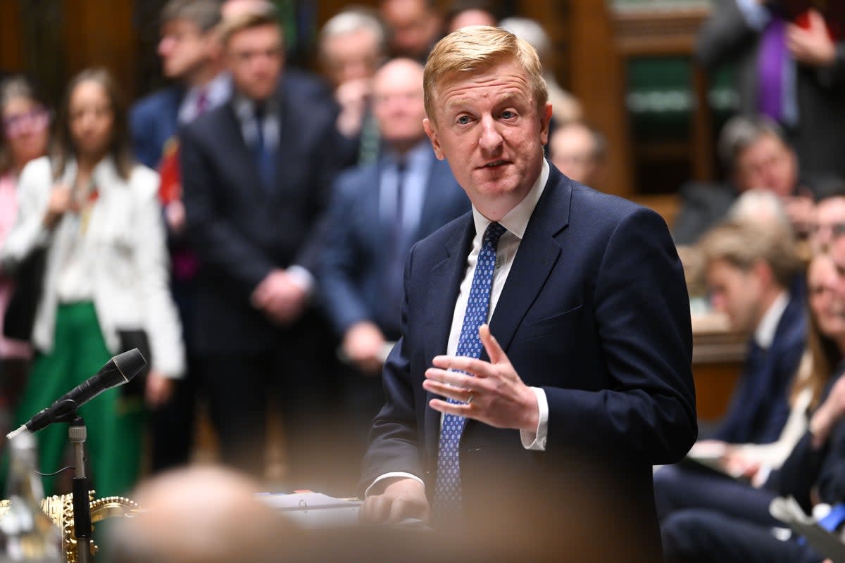 Deputy prime minister Oliver Dowden previously said some information requested by the Covid inquiry needed to be protected (UK parliament/Jessica Taylor/PA) (PA Media)