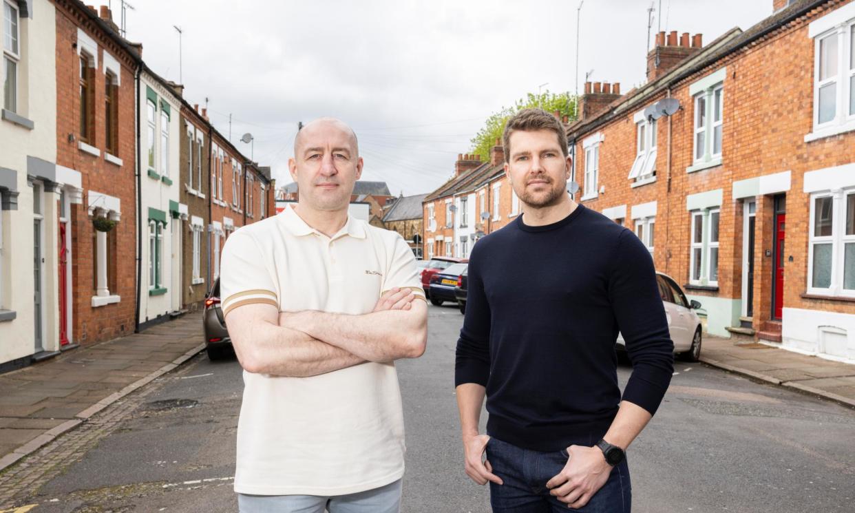 <span>Steve Gallant (left) and Darryn Frost welcomed their first resident at Own Merit last year.</span><span>Photograph: Graeme Robertson/The Guardian</span>