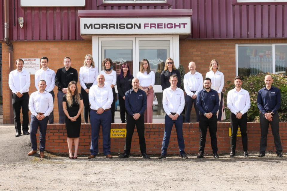 East Anglian Daily Times: The team at Morrison Freight