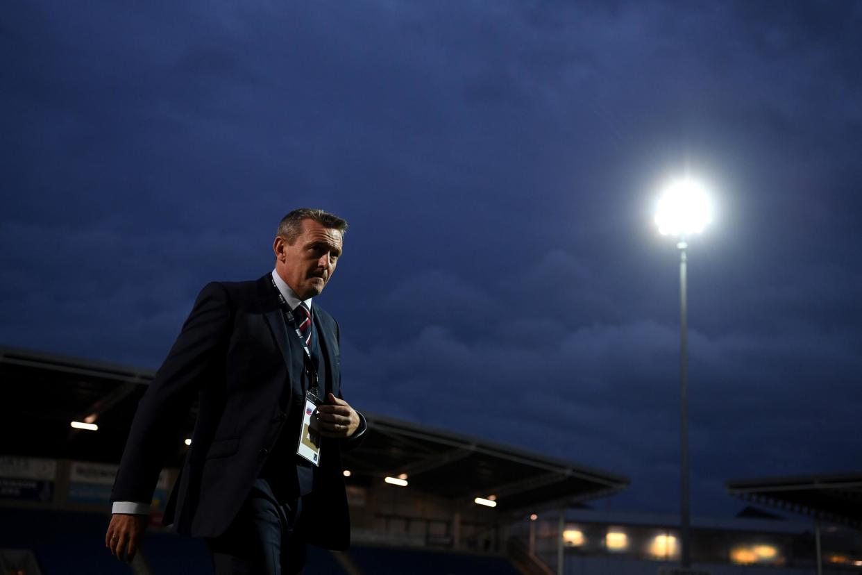 Aidy Boothroyd leads his side out again: Getty Images