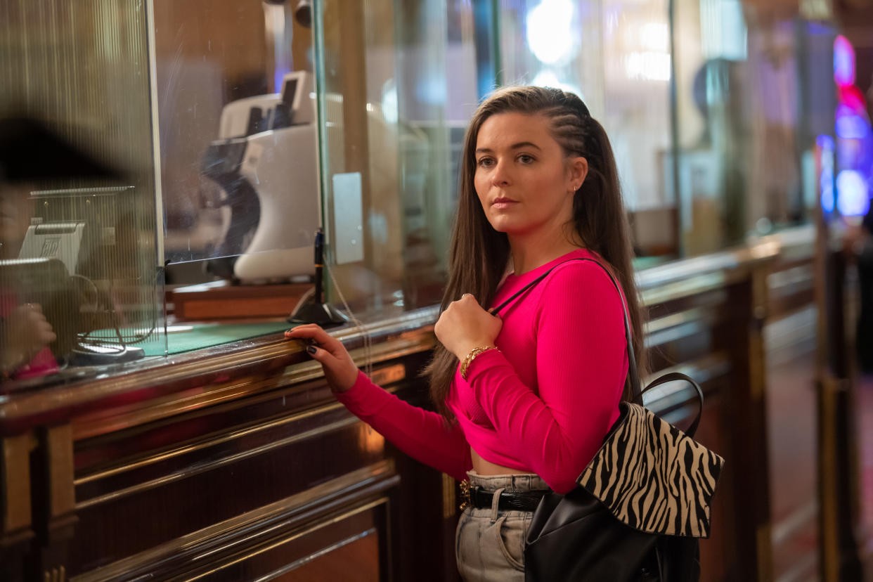 Katherine Rose Morley as Keeley in The Syndicate. (BBC/Rollem Productions)