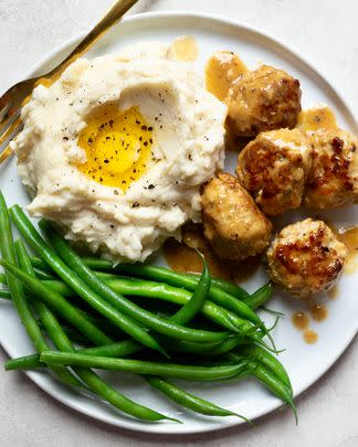 Lemon Dijon Chicken Meatballs