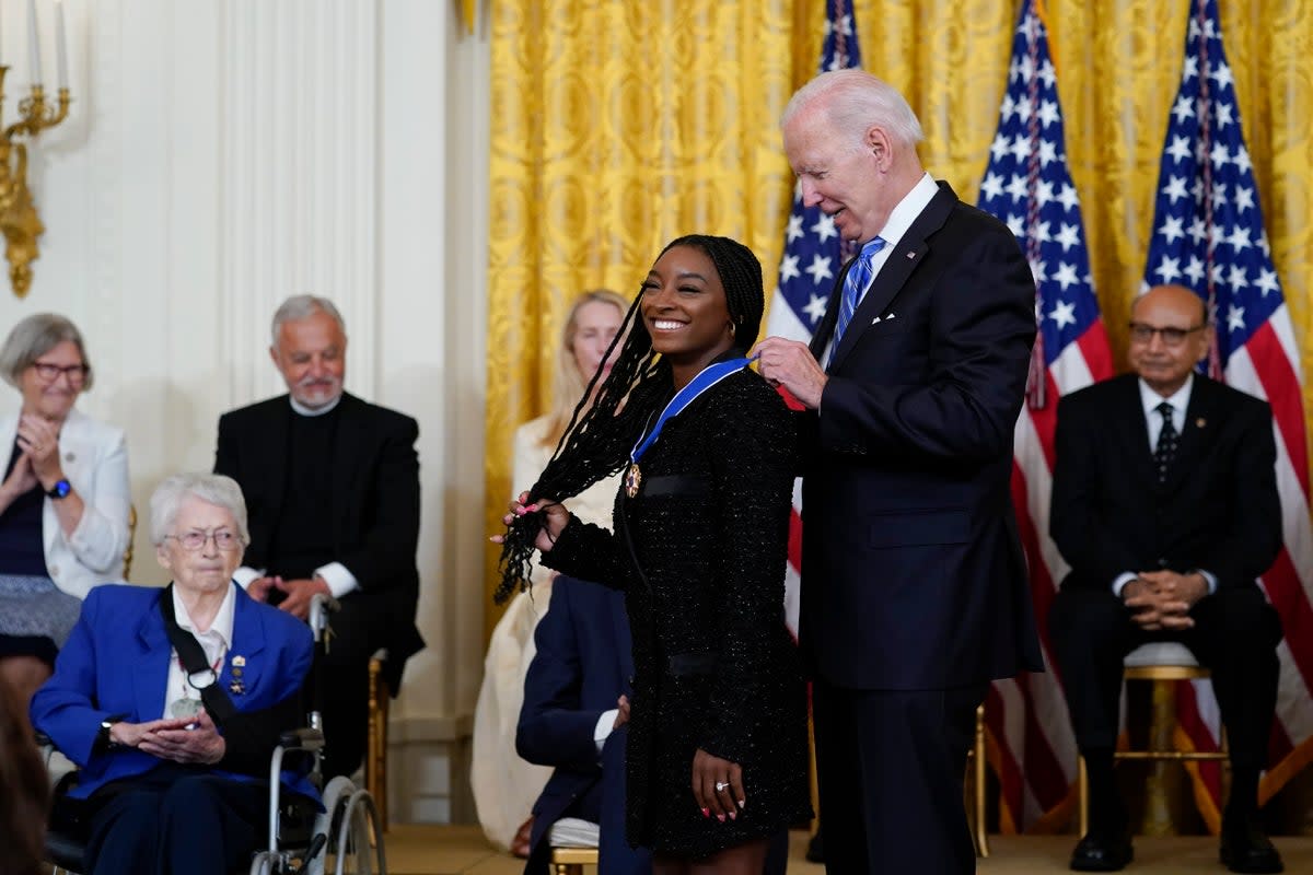 Biden Medal of Freedom (Copyright 2022 The Associated Press. All rights reserved.)