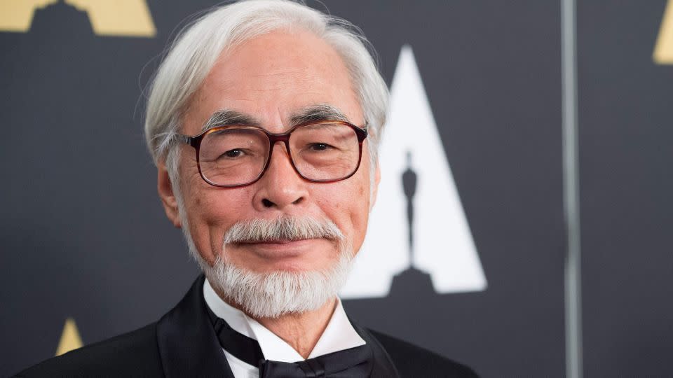 Hayao Miyazaki attends an award ceremony in Hollywood on November 8, 2014. - Richard Harbaugh/THA/Shutterstock