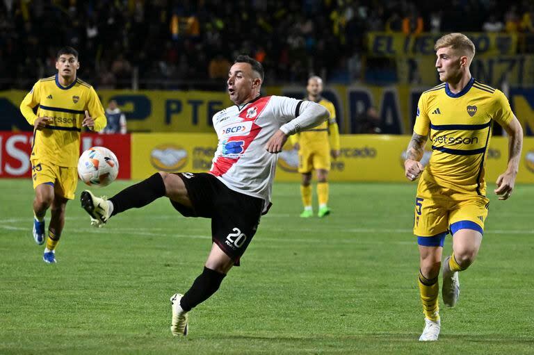 Boca igualó ante Nacional Potosí en su debut en la Sudamericana