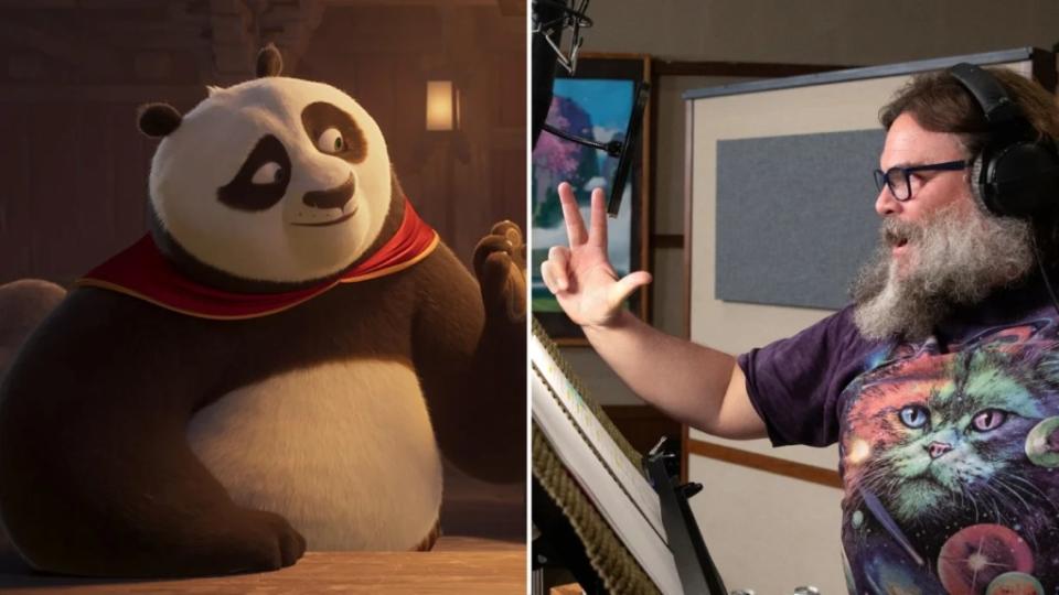 Jack Black voices Po in "Kung Fu Panda 4" (Universal/DreamWorks)