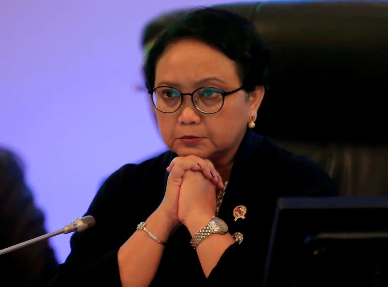 FILE PHOTO: Indonesian Foreign Minister Marsudi attends the ASEAN-New Zealand ministerial meeting in Pasay city