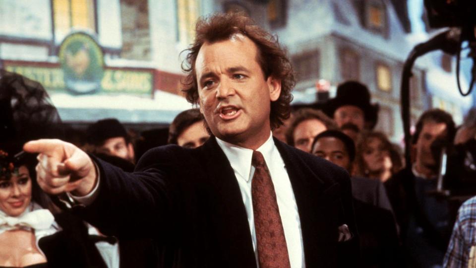 Bill Murray in Scrooged