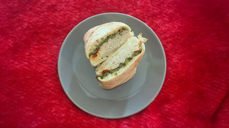 turkey pesto sandwich
