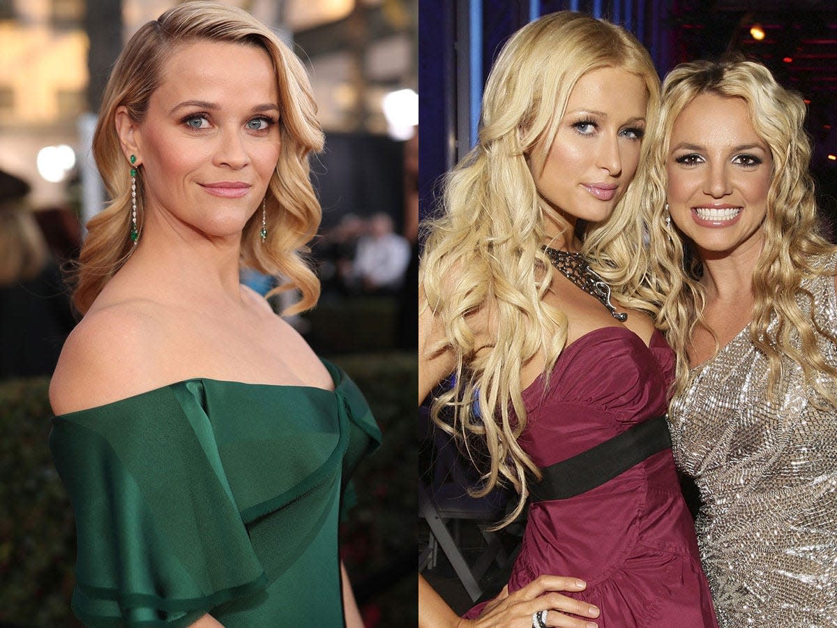 reese witherspoon paris hilton britney spears