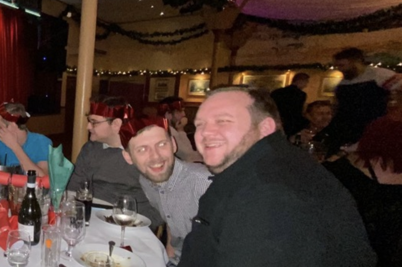 Jay wanted to lose weight after seeing an unflattering photo of himself at his works Christmas do