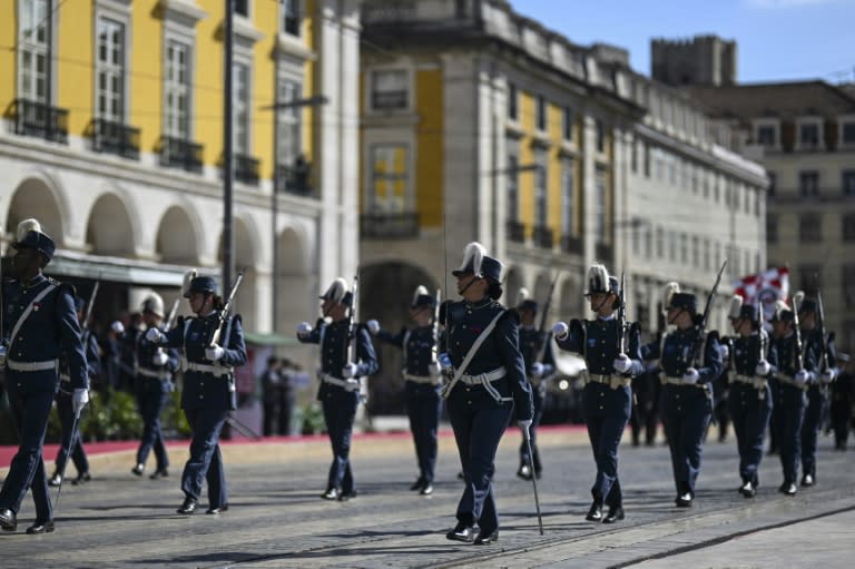 Desfile militar en conmemoración del 50º aniversario de la Revolución de los Claveles, en Lisboa, el 25 de abril de 2024 (PATRICIA DE MELO MOREIRA)