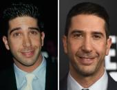 David Schwimmer De 26 a 49, quizás ahora se pone menos gomina en el pelo (hecho por lo que criticaron a la saciedad el elenco de personajes de Friends a Ross Geler, aunque más bien el tacto era crujiente, según Rachel), el caso es que hasta la manera de posar es idéntica.