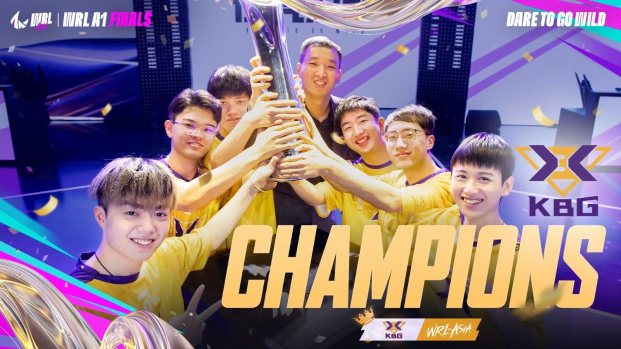 Chinese team KeepBest Gaming (KBG) have won the WRL-A champoionship, after defeating Filipino team Nigma Galaxy (NGX) in a 4-0 sweep on Sunday (23 July). (Photo: Riot Games)