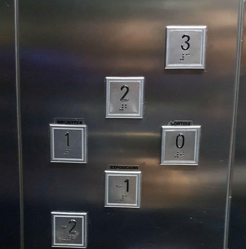 Botones del ascensor