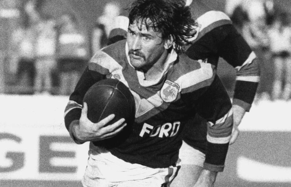 Robert Laurie, pictured here in action for Eastern Suburbs against Wests in 1982.