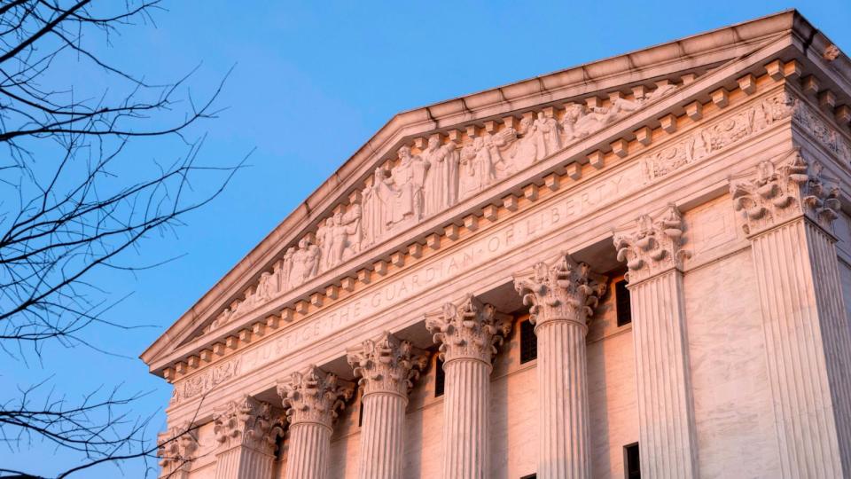 PHOTO: The Supreme Court of the United States is seen in Washington, Mar. 26, 2024.  (Amanda Andrade-Rhoades/AP)