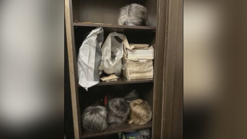 Wigs were reportedly found during the police raid on Prigozhin's home and office. - Vesti/Telegram