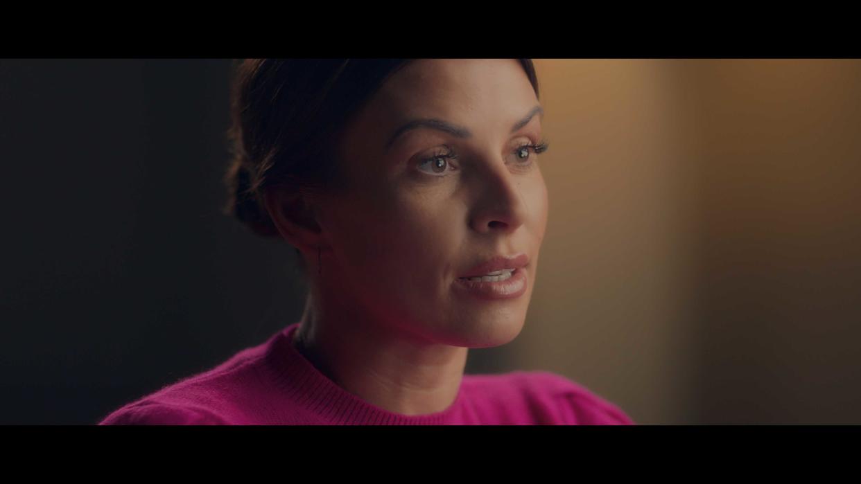 Collen Rooney in her Disney+ documentary Coleen Rooney: The Real Wagatha Story.