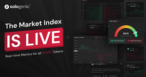 Sologenic Market Index is Live! Considering the fast-paced growth of the #XRPL, an accurate market index with real-time metrics, price and up-to-date project details was needed.Track & trade all #XRPL tokens on a single #Decentralized platform.