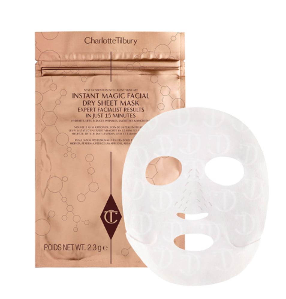 Charlotte Tilbury Instant Magic Facial Dry Sheet Mask. Image via Charlotte Tilbury.