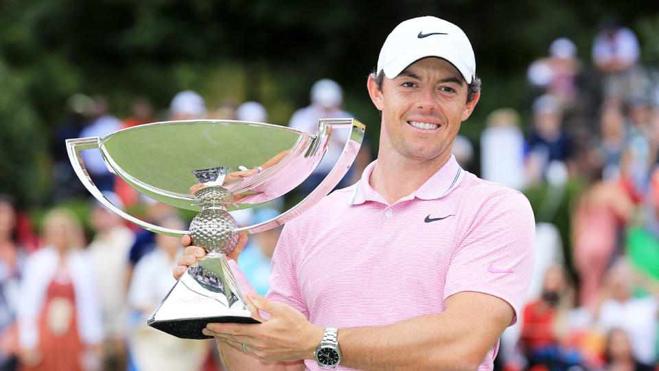 Rory McIlroy stormed home in the final round to win the PGA Tour Championship and FedEx Cup.