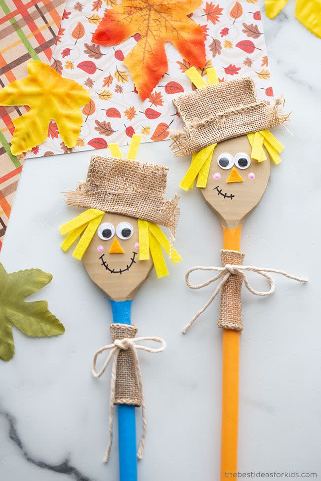 Wooden Spoon Scarecrow