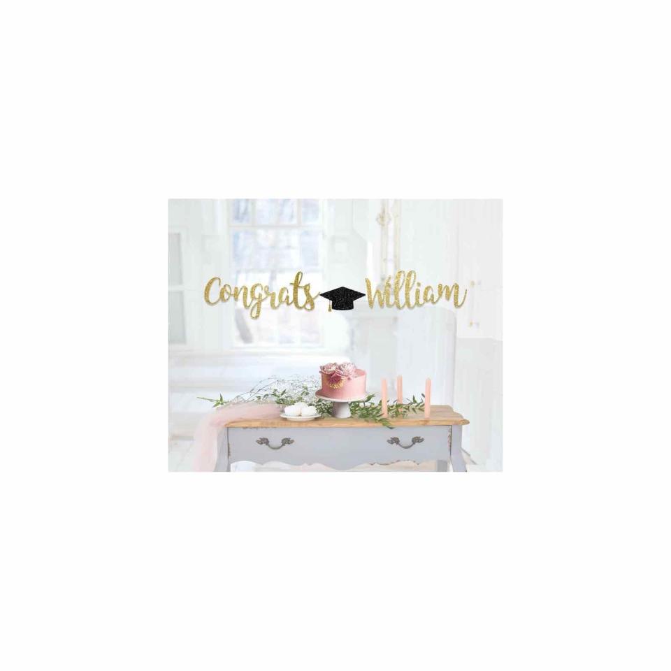 Custom Congrats Graduation Banner