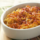 <p>This updated casserole recipe uses fat-free milk, refrigerated egg product and reduced-fat cheddar cheese, which lower the calories, fat, and carbs in your meal. As an added bonus, this recipe fits into a diabetes-friendly diet. <a href="https://www.eatingwell.com/recipe/263146/easy-macaroni-and-cheese/" rel="nofollow noopener" target="_blank" data-ylk="slk:View Recipe" class="link ">View Recipe</a></p>