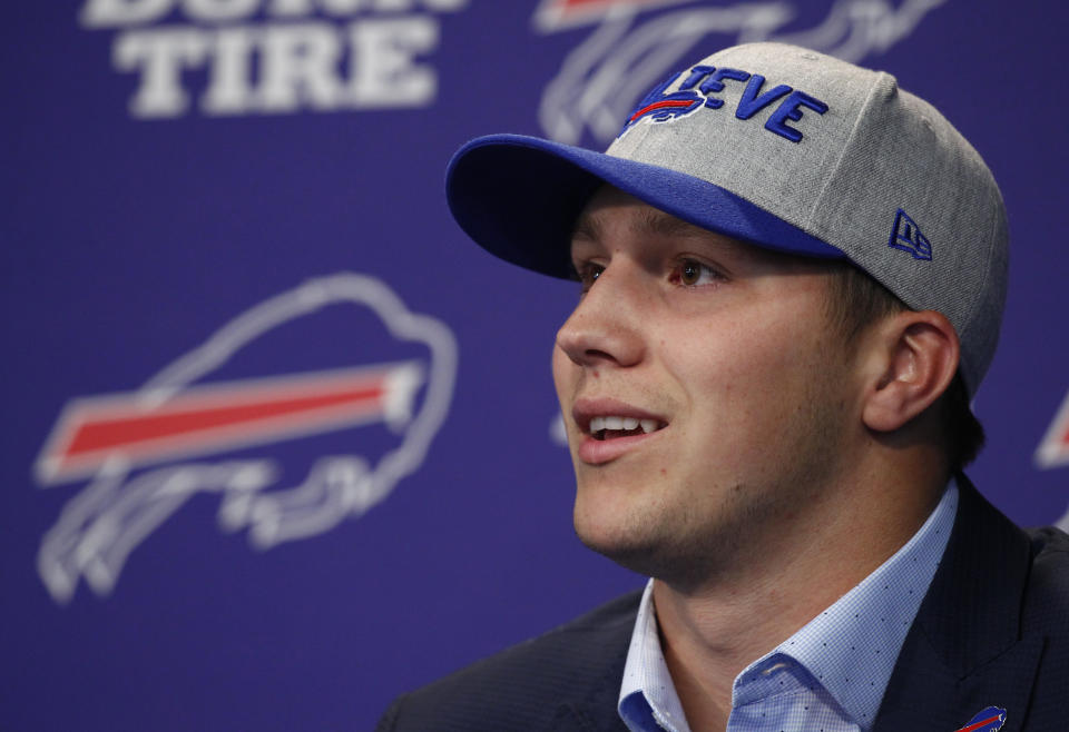 Buffalo Bills QB Josh Allen didn't fire back at Jalen Ramsey after Ramsey's harsh comments about him. (AP)