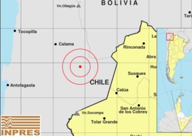 Sismo en Chile