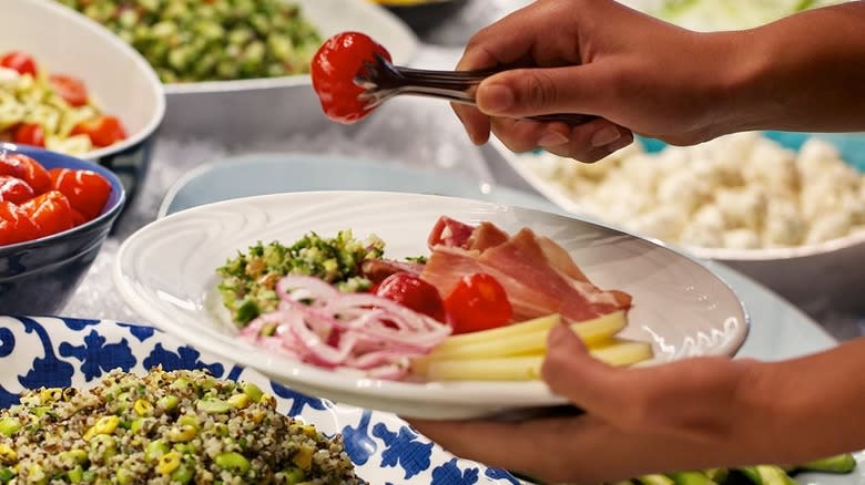 Salad bar at Fogo 